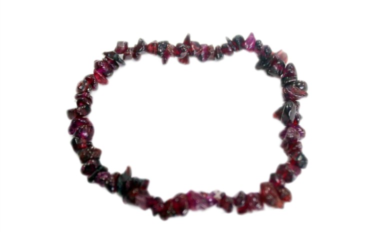 Bracelet - Chipstone - Garnet Pink