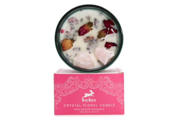 Crystal Candle - Magic Flower - The Lovers