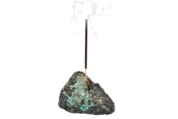 Incense Holder - Deluxe - Rough Emerald
