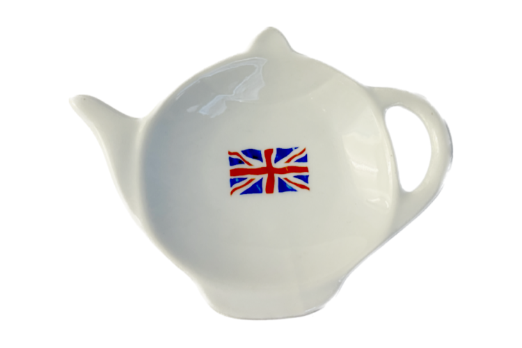 Fine China - Tea Bag Dish - Union Jack Design