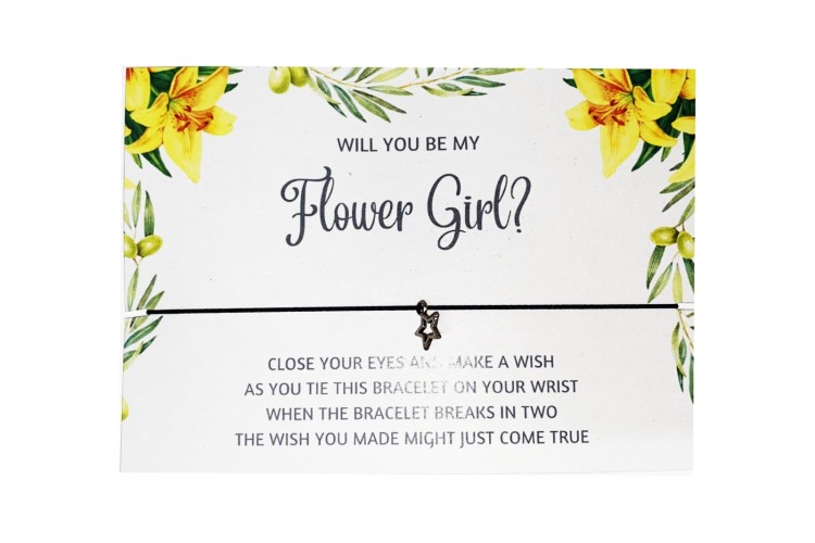 Wish Bracelet - Flower Girl