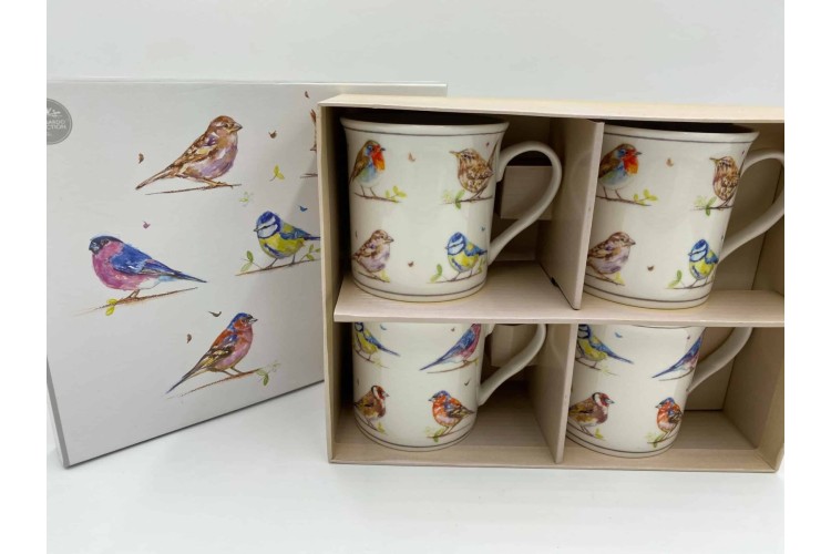 Mug - Garden Bird Set of 4 Mugs