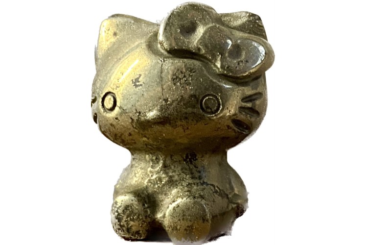 Carved - Hello Kitty - Pyrite