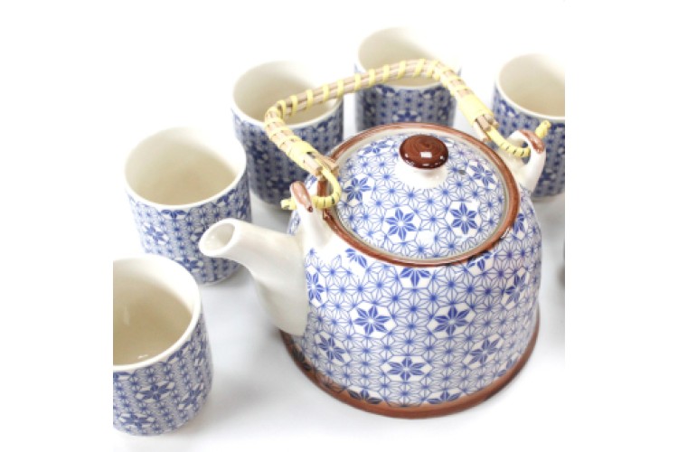 Teapot - Herbal Teapot Set - Blue Star