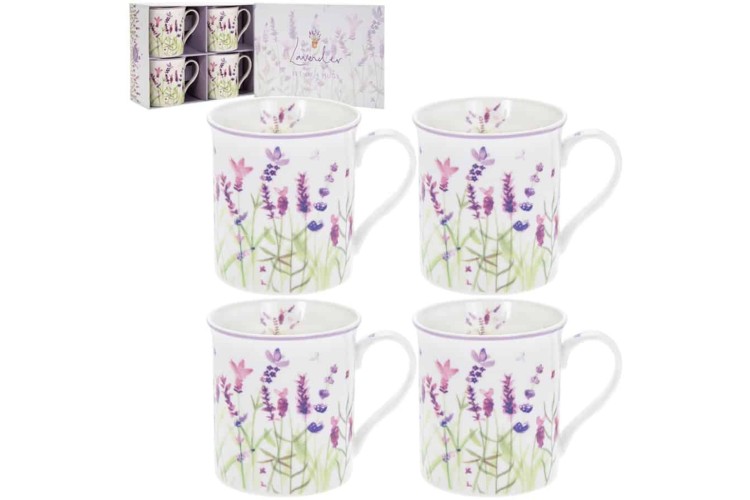 Mug - Lavender Range Set of 4