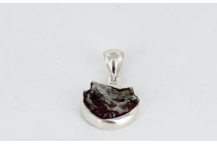Necklace - 925 Pendant Meteorite Rough