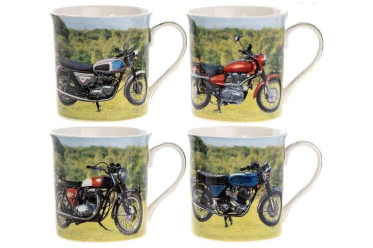 Mug - Motorbike Mugs Set Of 4