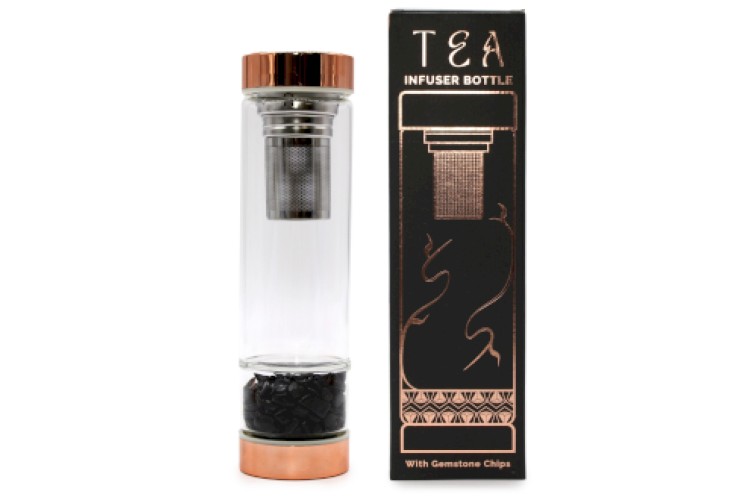 Bottle - Tea Infuser - Onyx Glass