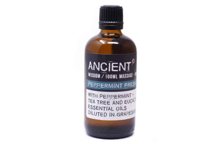 Bath and Massage Oil - 100ml Peppermint Fresh