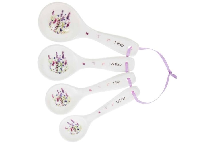 Purple Lavender Measuring Spoons Set