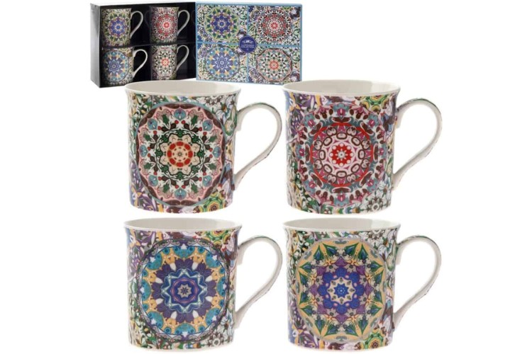Mug - Set Of 4 Mandalay Mugs