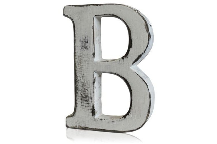 Shabby Chic Letters - B