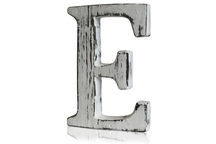 Shabby Chic Letters - E
