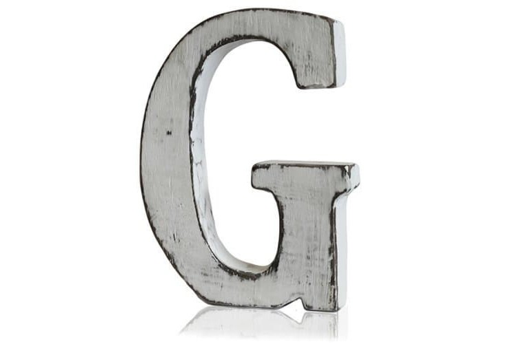 Shabby Chic Letters - G