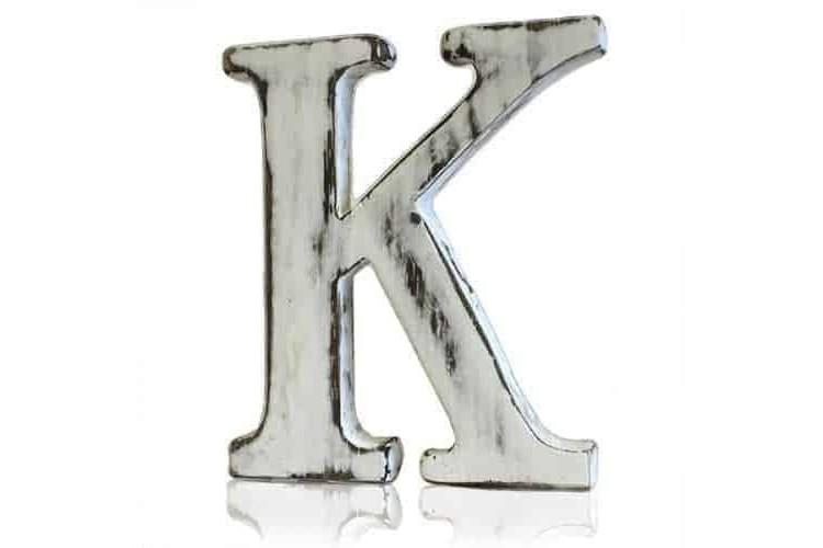 Shabby Chic Letters - K