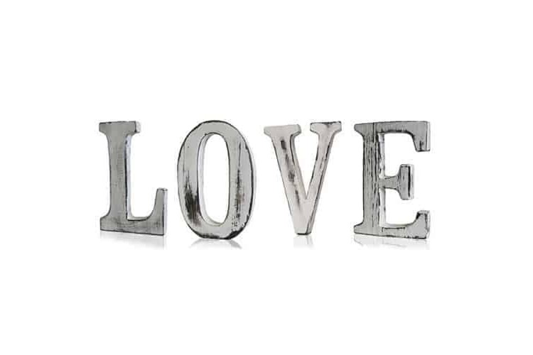 Shabby Chic Letters - LOVE (4)