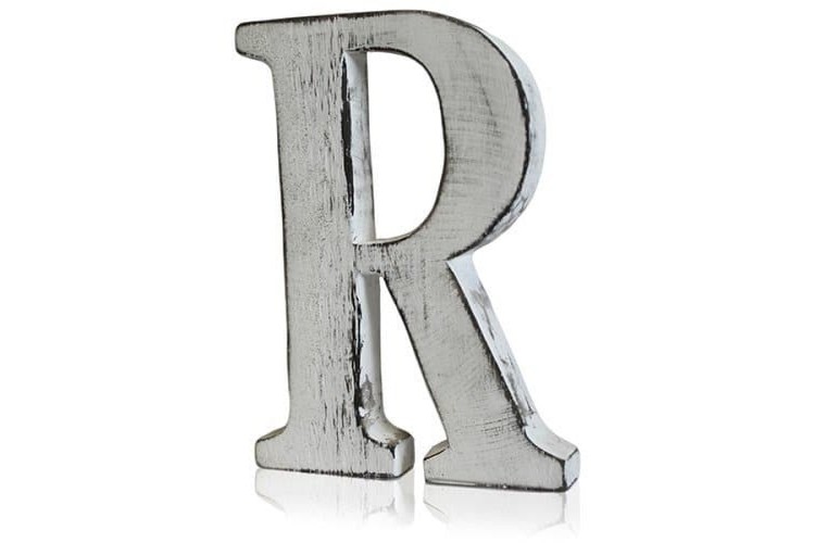 Shabby Chic Letters - R