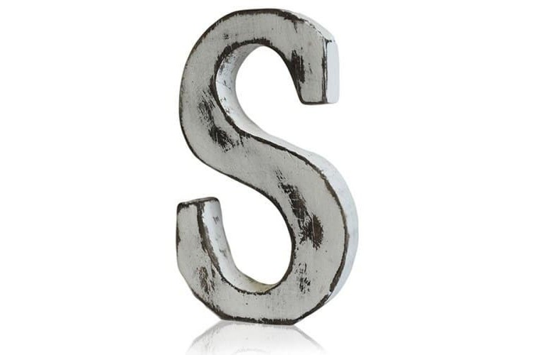 Shabby Chic Letters - S
