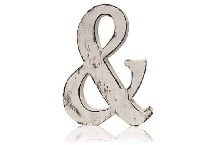 Shabby Chic Letters - &