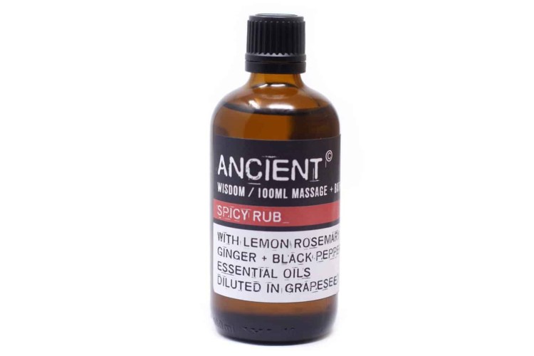 Bath and Massage Oil - 100ml Spicy Rub