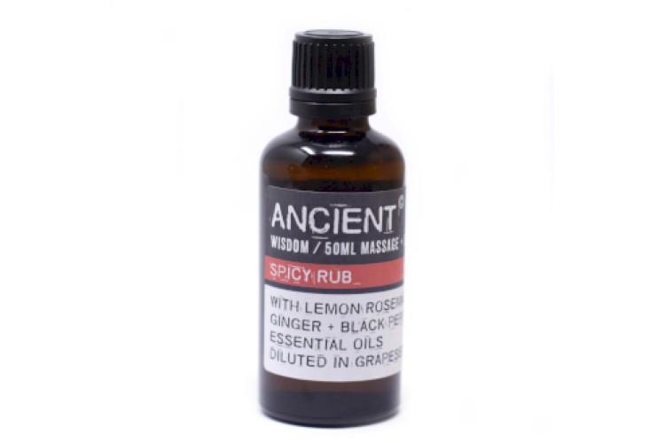 Bath and Massage Oil - 50ml Spicy Rub 