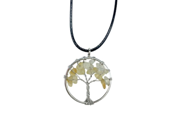Necklace - Tree of Life Pendant - Carnelian