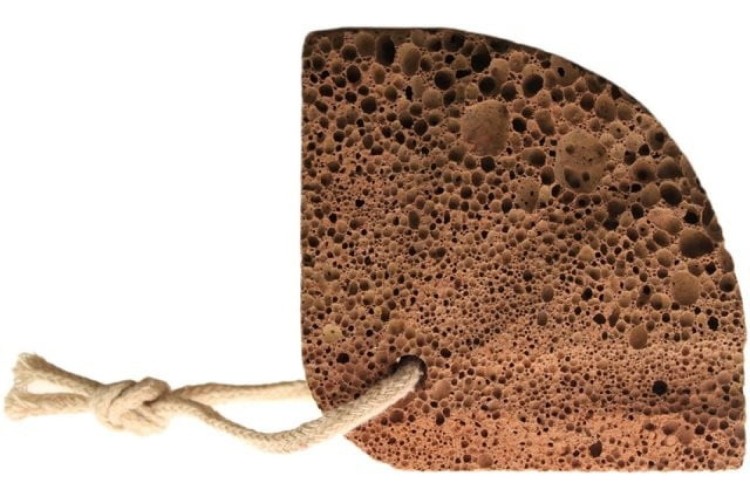 Volcanic Foot Stone - Shell Shape