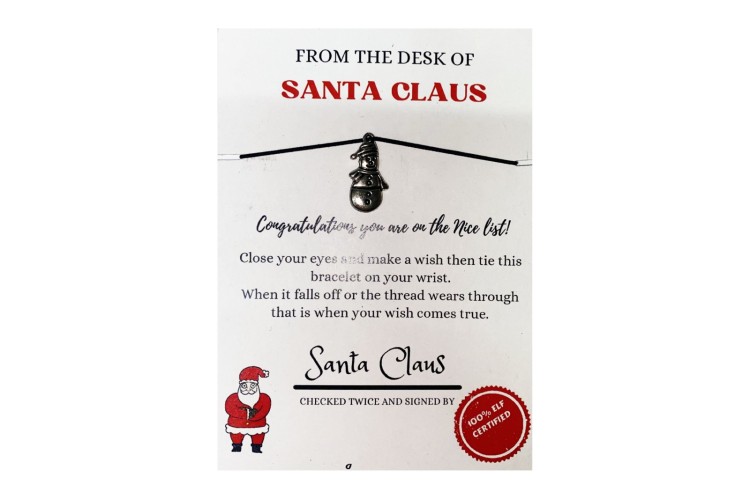 Wish Bracelet - Santa Clause